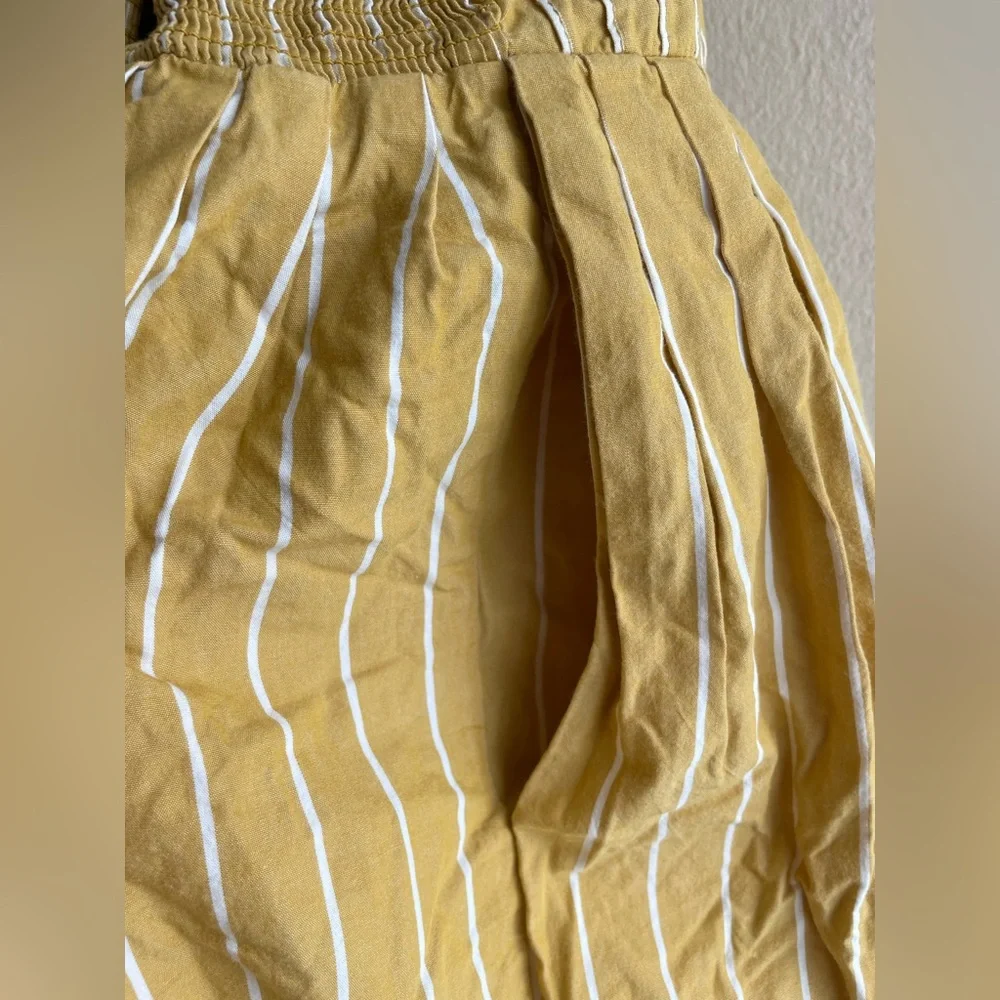The Great Larel Yellow Striped Maxi Dress Size 2 Pockets - Picture 13 of 16